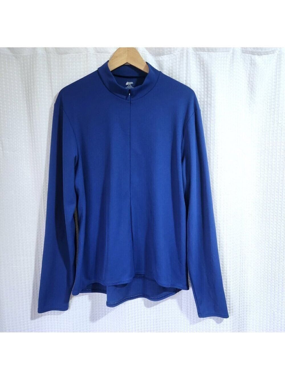Cycling Shirt Mountain Equipment LG Blue Half Zip Long Sleeve Biking Running